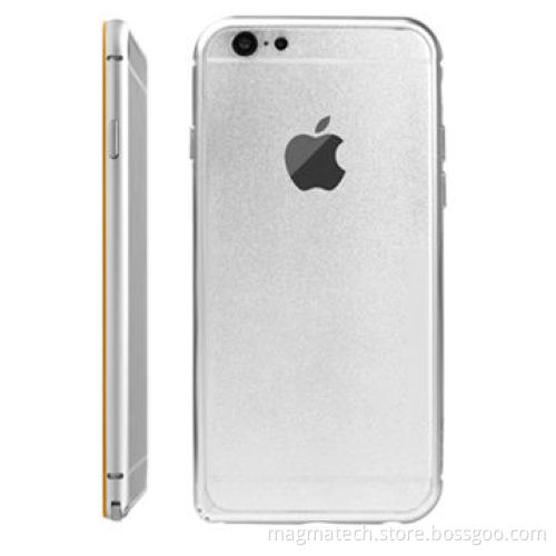 Aluminum Bumper for iPhone 6, Arc-shaped Design, Rubber Paint 360° on the Inner Side